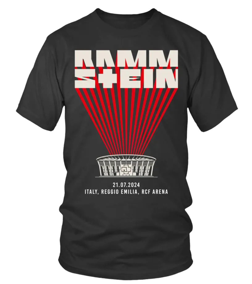 21072024 RAMMSTEIN'S EUROPE STADIUM TOUR SHIRT CAMISETA CUELLO REDONDO UNISEX