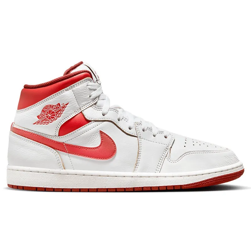 AIR JORDAN 1 MID SE DUNE RED
