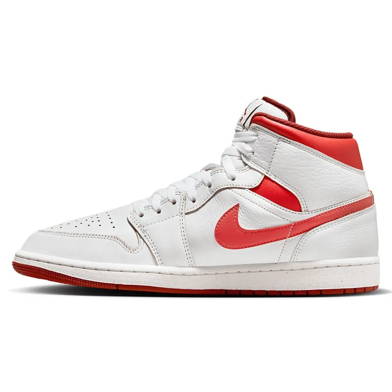 AIR JORDAN 1 MID SE DUNE RED