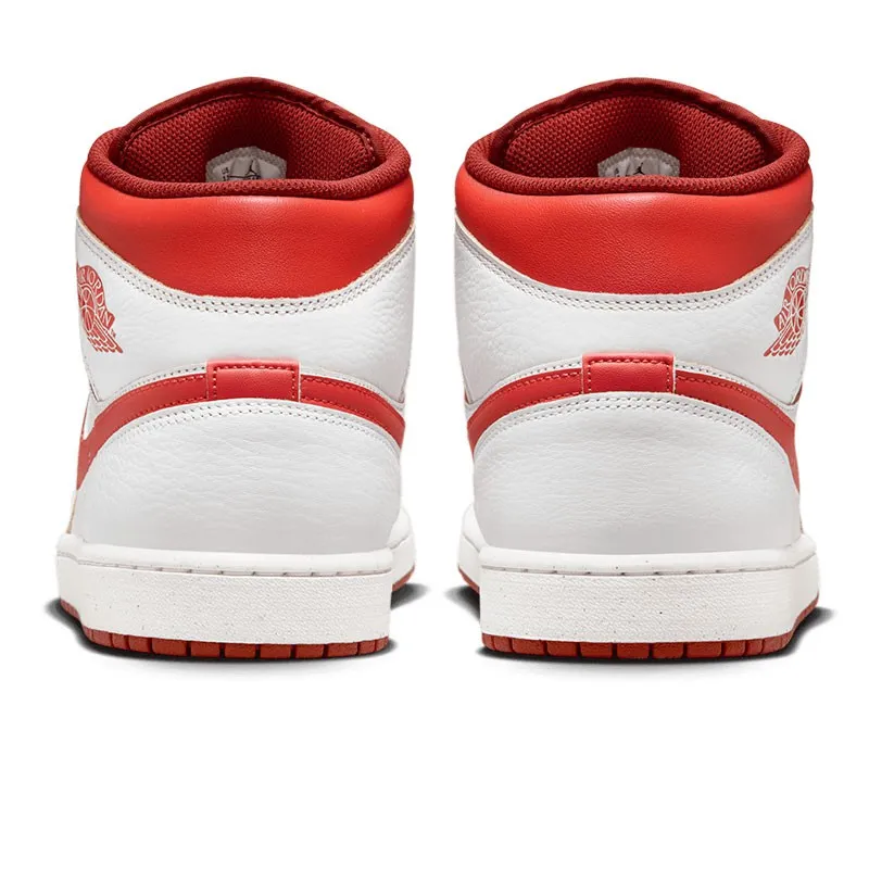 AIR JORDAN 1 MID SE DUNE RED