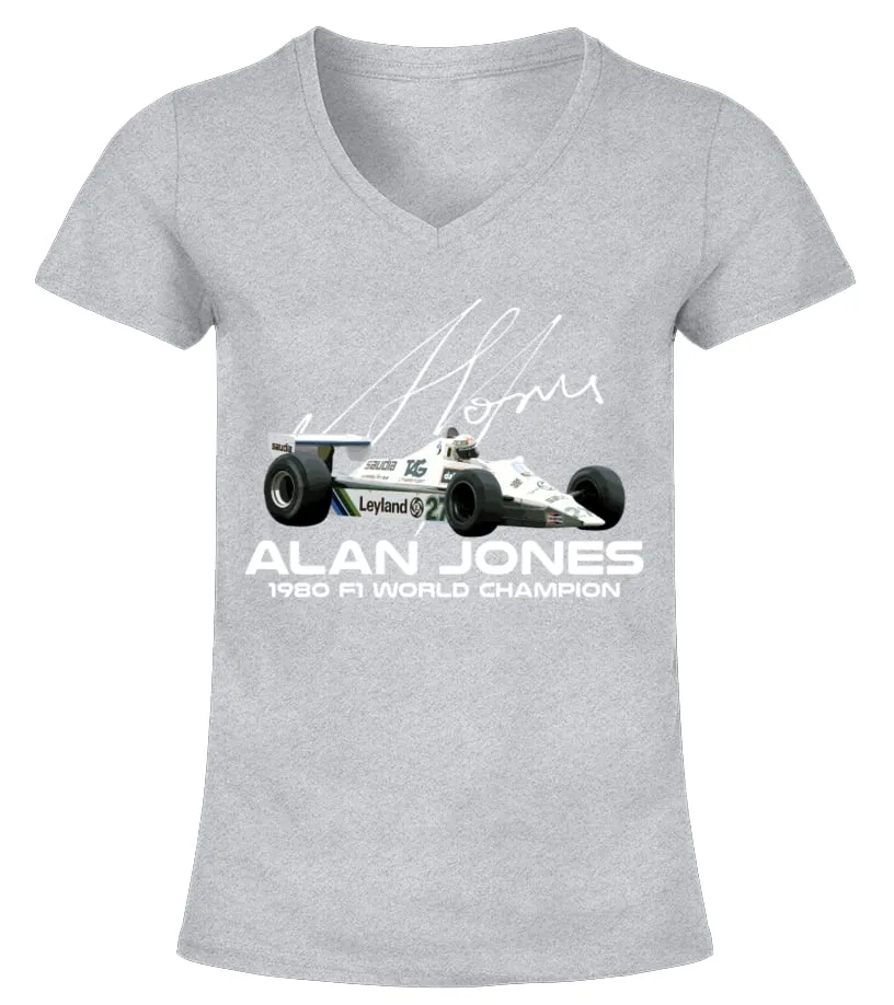 Alan Jones 9 GR Camiseta cuello pico Mujer