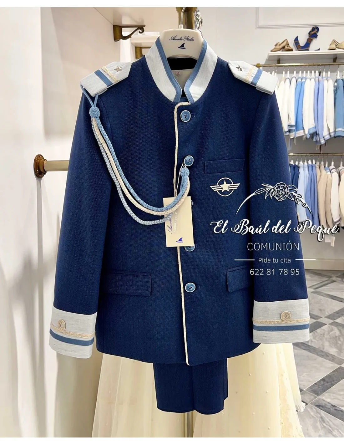 Almirante Azul y Celeste Comunión Amalio Rubio 2024