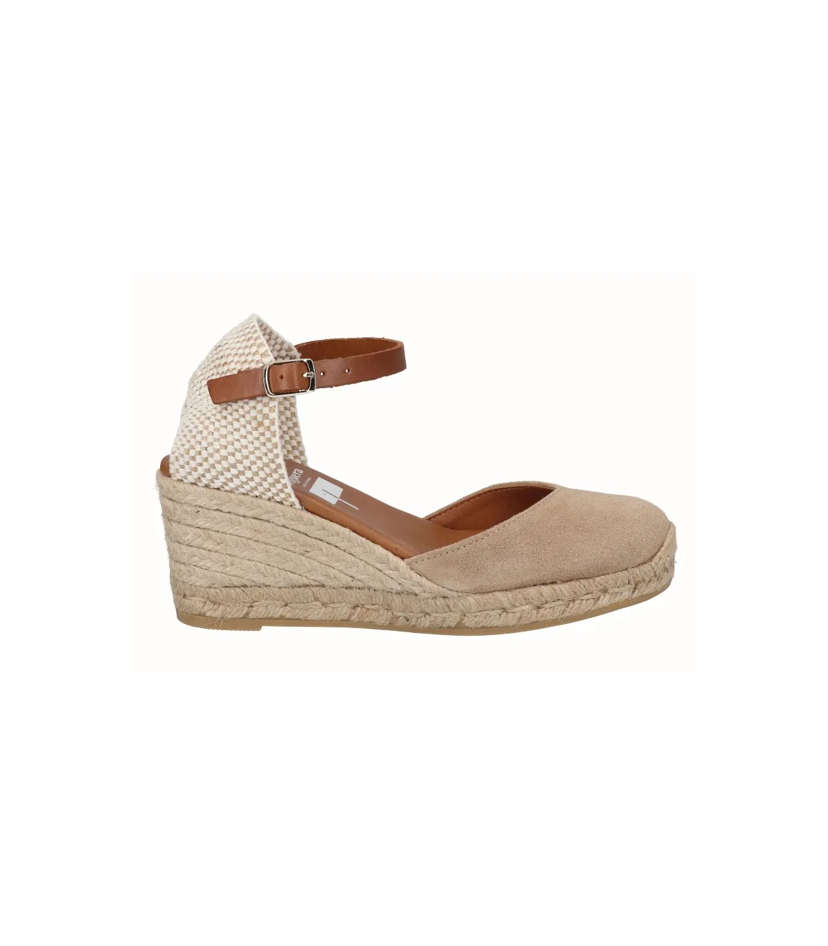 Alpargatas de cuña color beige