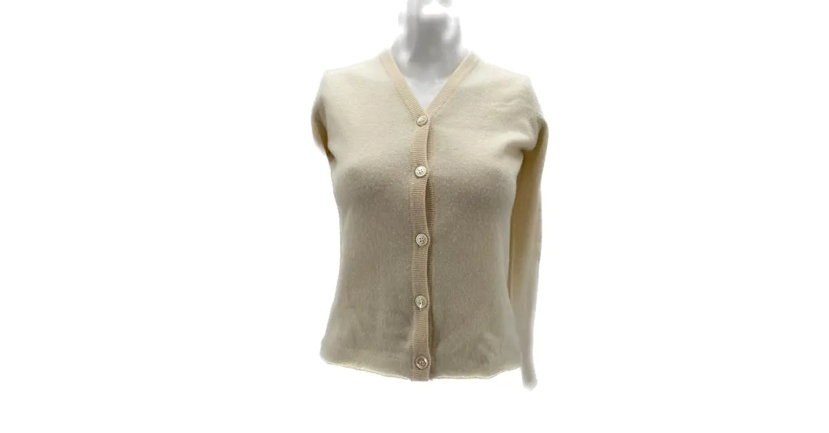 Autre Marque LUCIEN PELLAT FINET Punto Camiseta.fr 36 cachemira Crudo 