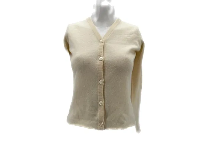 Autre Marque LUCIEN PELLAT FINET Punto Camiseta.fr 36 cachemira Crudo 