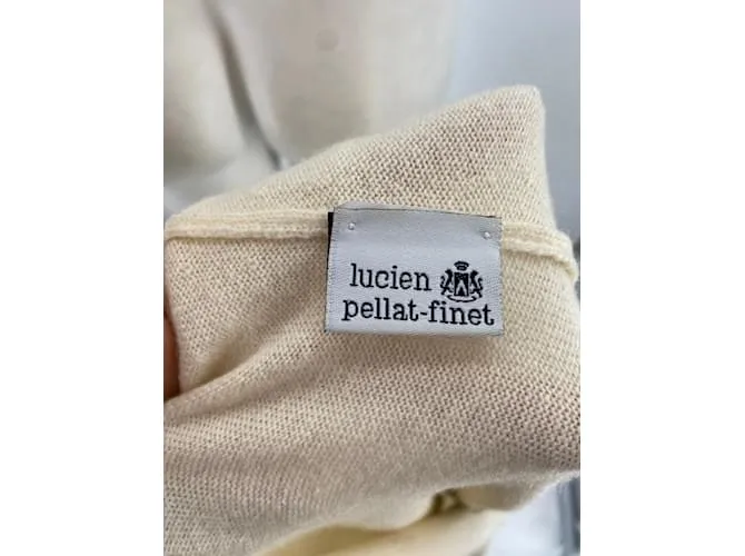 Autre Marque LUCIEN PELLAT FINET Punto Camiseta.fr 36 cachemira Crudo 