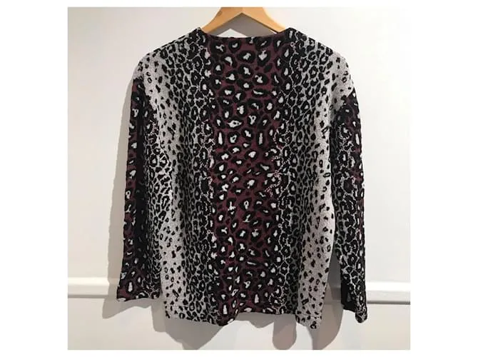 Autre Marque MAISON OLGA Punto Camiseta.Lana S Internacional Burdeos 