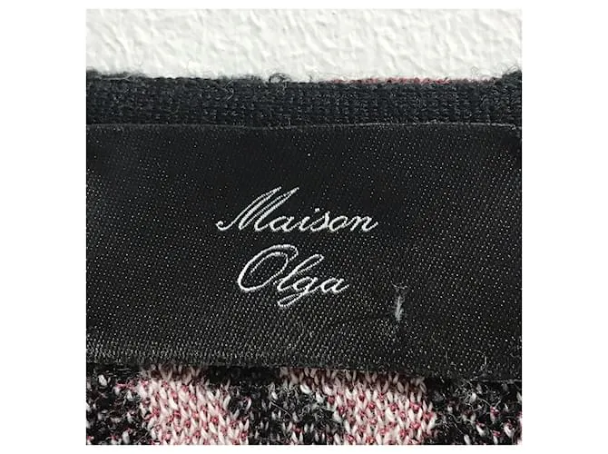 Autre Marque MAISON OLGA Punto Camiseta.Lana S Internacional Burdeos 