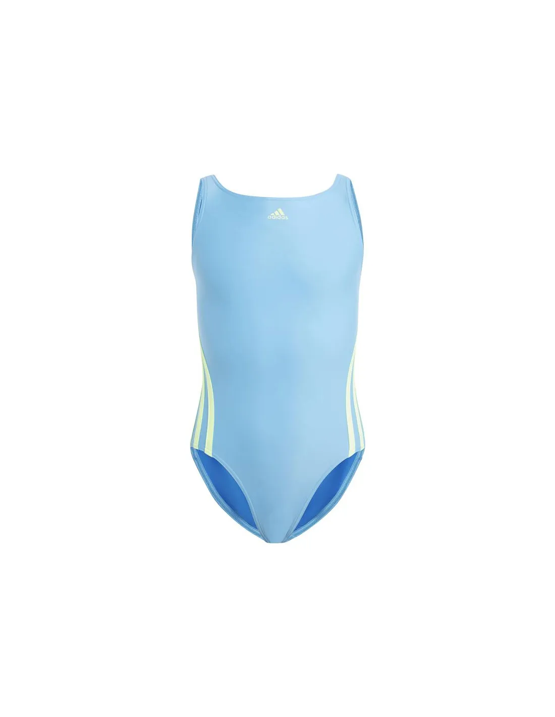 Bañador de Natación adidas 3Bandas Swimsuit Infantil Azul