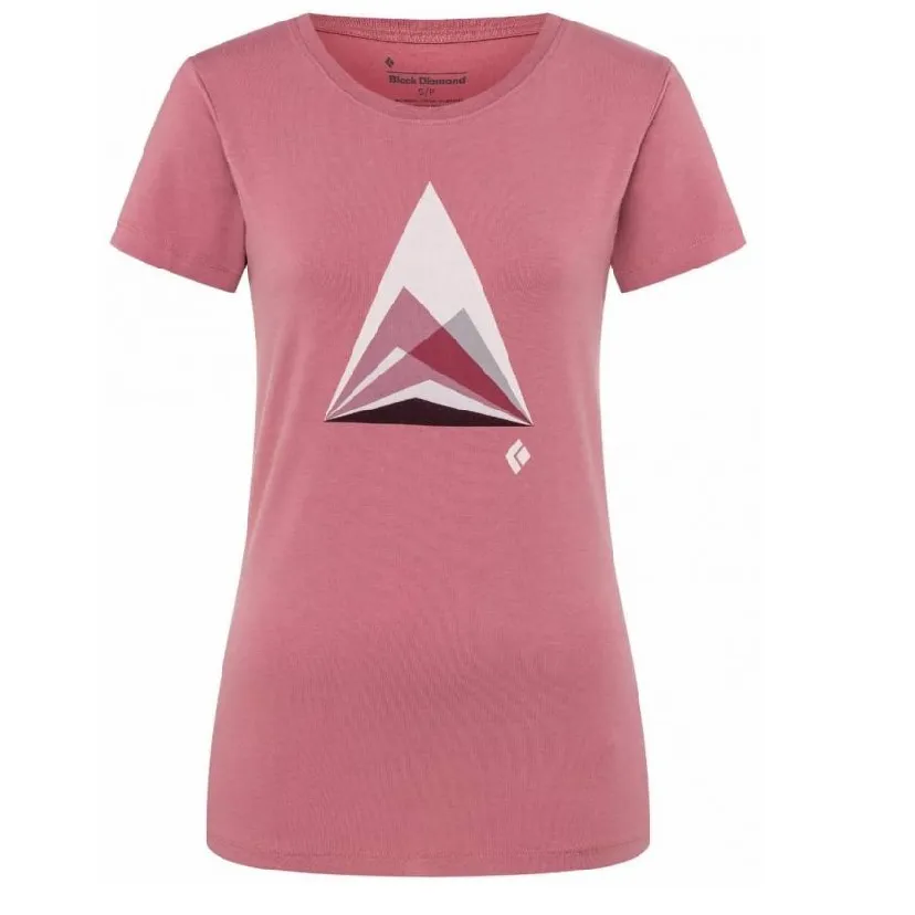 BD MOUNTAIN TRANSPARENCY TSHIRT  WOMEN'S ROSEWOOD