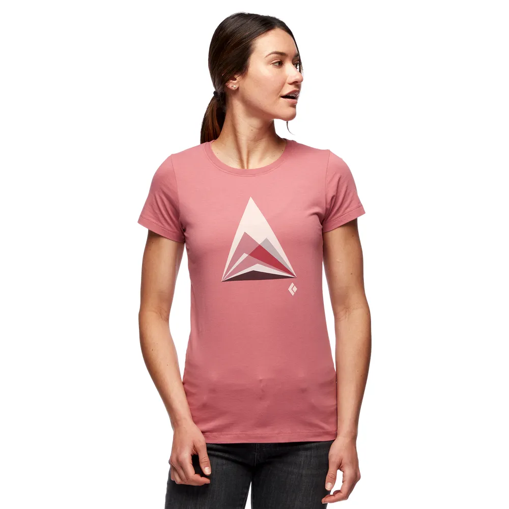 BD MOUNTAIN TRANSPARENCY TSHIRT  WOMEN'S ROSEWOOD