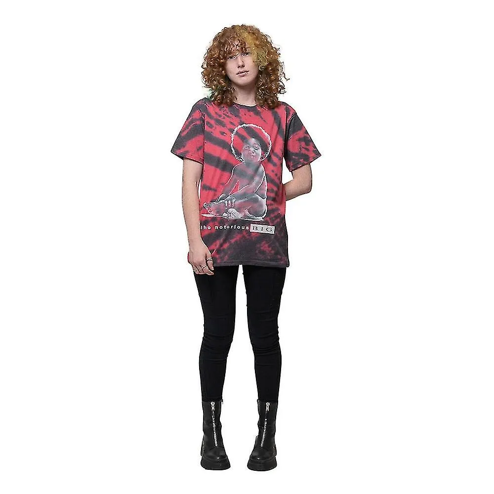 BIGGIE SMALLS UNISEX ADULT BABY TIE DYE TSHIRT