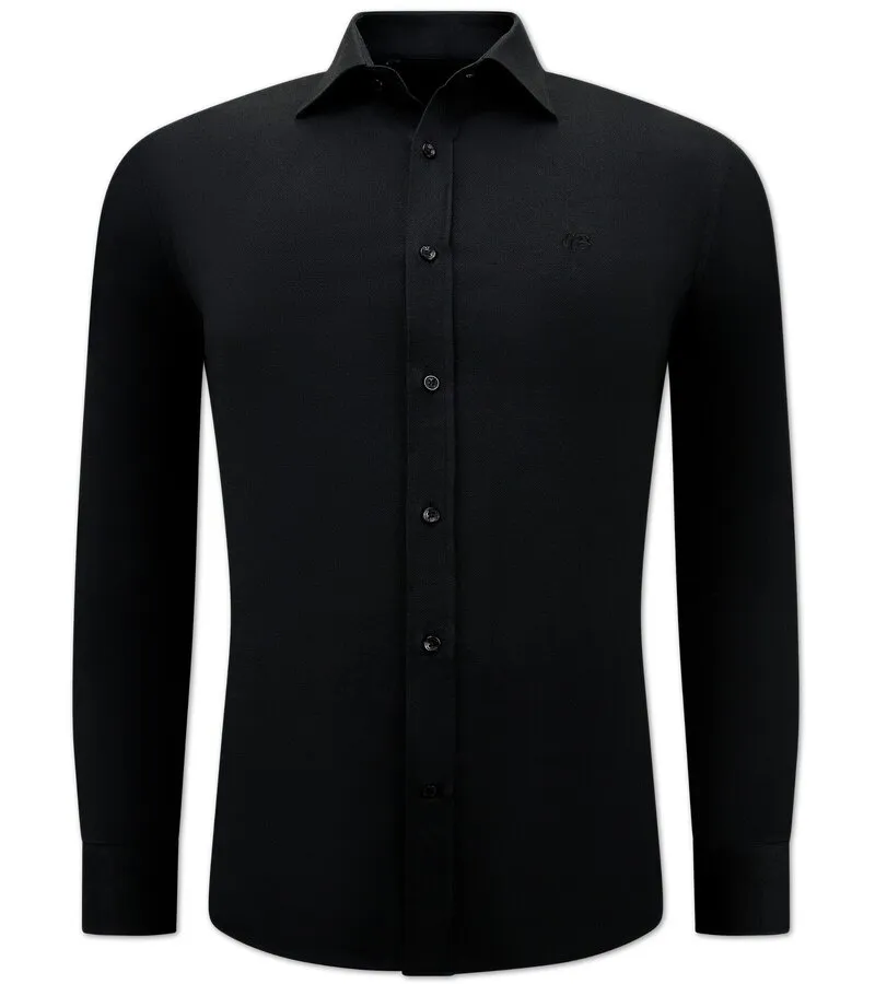 BLANCO OXFORD BUSINECAMISA OXFORD BUSINESS EN BLANCO PARA HOMBRE 3126 NEGROSS OVERHEMD HEREN 3126  ZWART