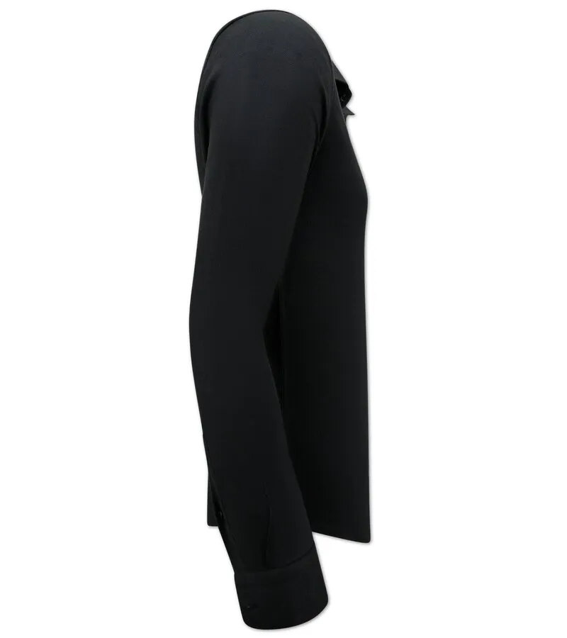 BLANCO OXFORD BUSINECAMISA OXFORD BUSINESS EN BLANCO PARA HOMBRE 3126 NEGROSS OVERHEMD HEREN 3126  ZWART