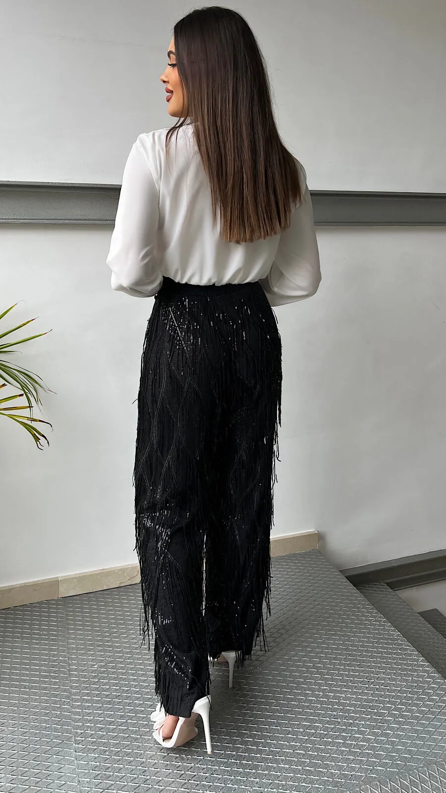 Blusa Cropped Blanca (Se Vende En Conjunto)