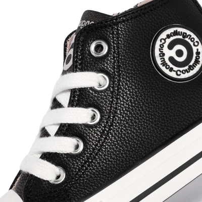Botin conguitos negro napa