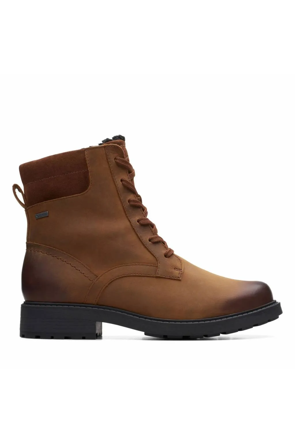 botin de mujer clarks orinoco2 spc brown goretex