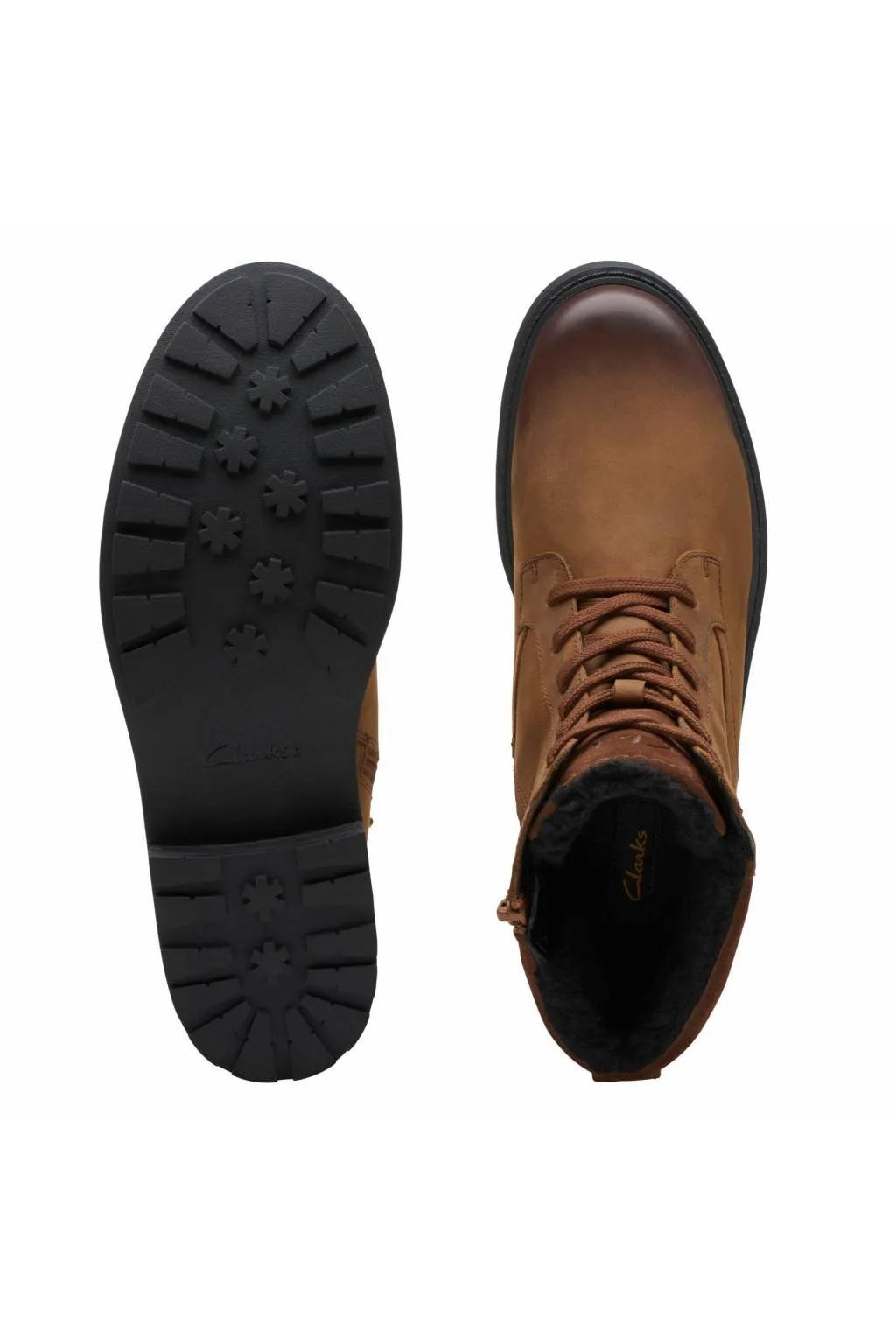botin de mujer clarks orinoco2 spc brown goretex