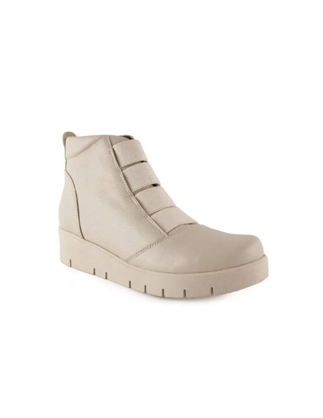 Botines mujer elásticos y cremallera