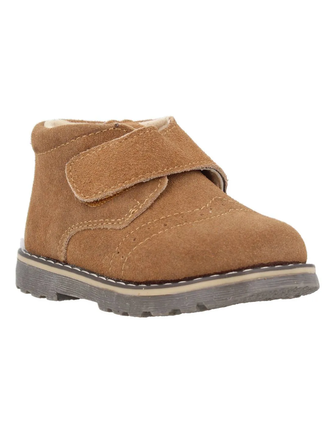 BUBBLE KIDS BOTA CASUAL VELCRO CAMEL