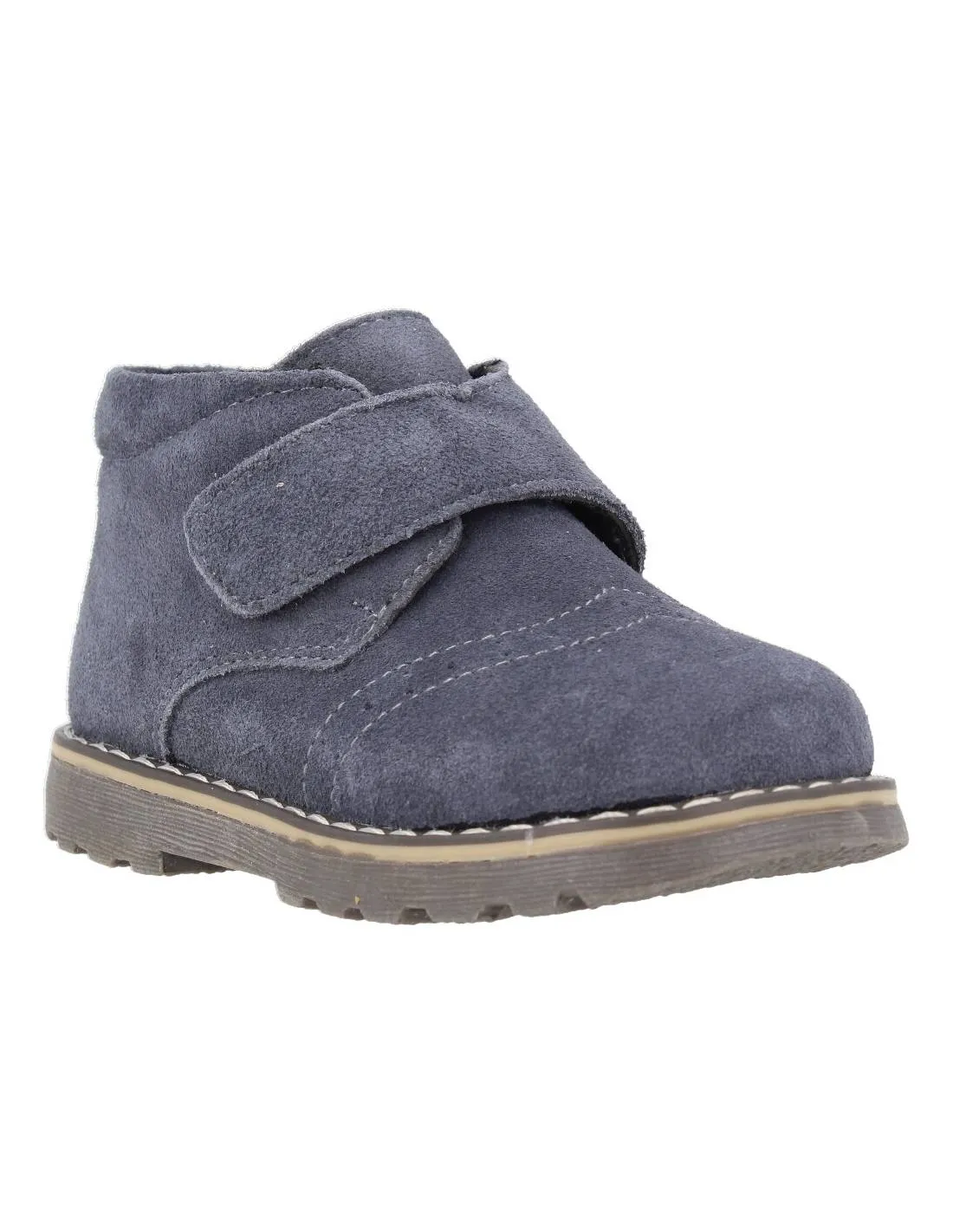 BUBBLE KIDS BOTA CASUAL VELCRO GRIS
