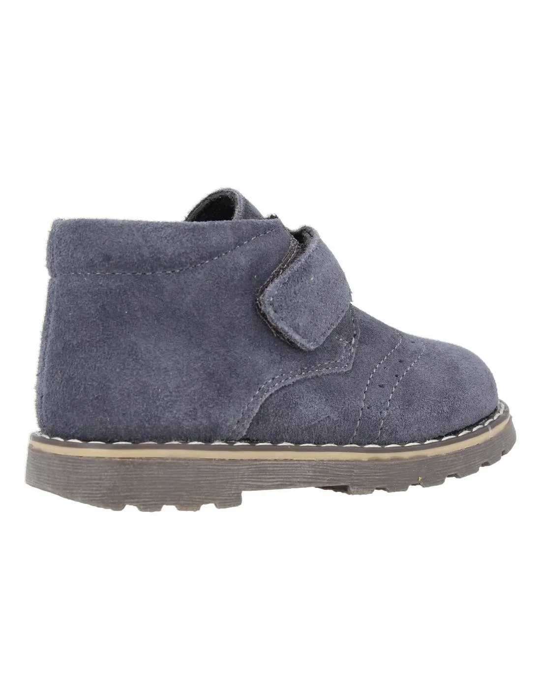 BUBBLE KIDS BOTA CASUAL VELCRO GRIS