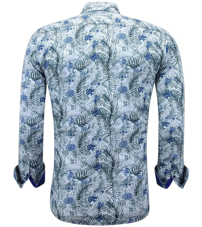 CAMISA DE ALGODóN PARA HOMBRE CON ESTAMPADO  3138  BLANCO