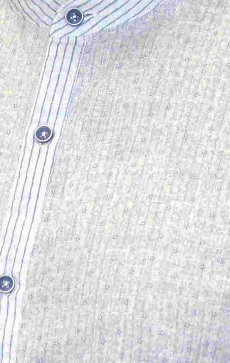 CAMISA DE MANGA LARGA 3616 ESTAMPADO AZUL