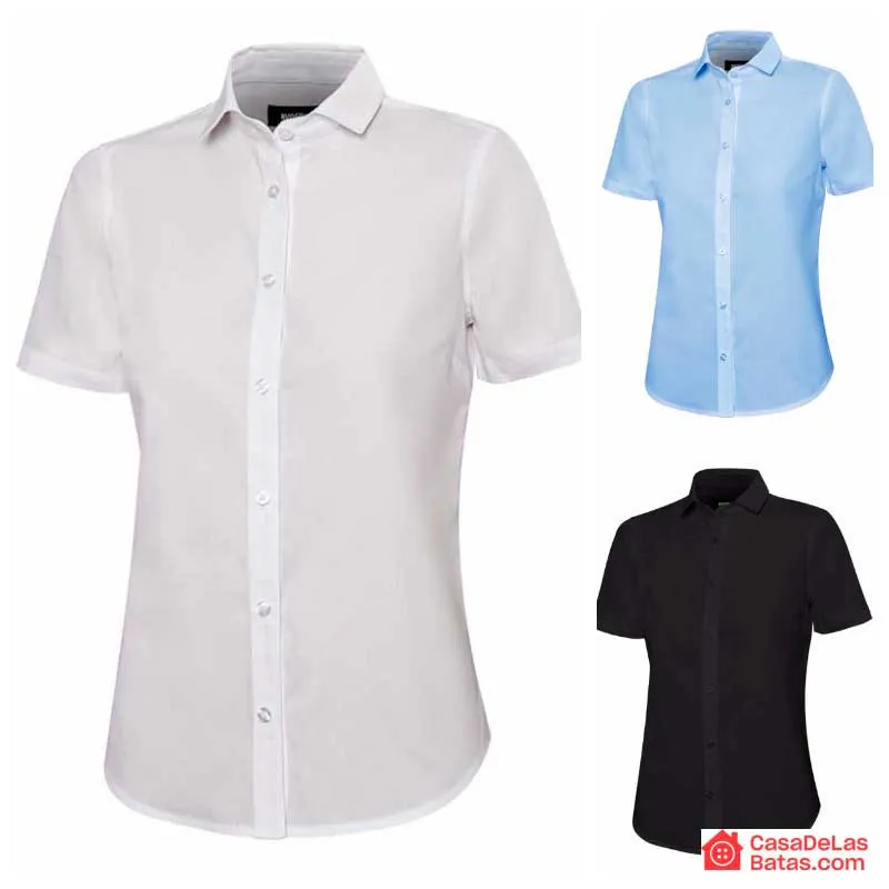 CAMISA HOSTELERíA DE MUJER MANGA CORTA  VELILLA