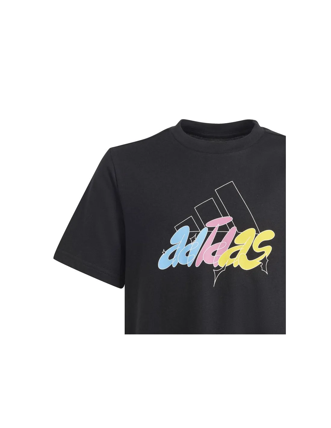 Camiseta adidas Gfx Illustrated Infantil Negro