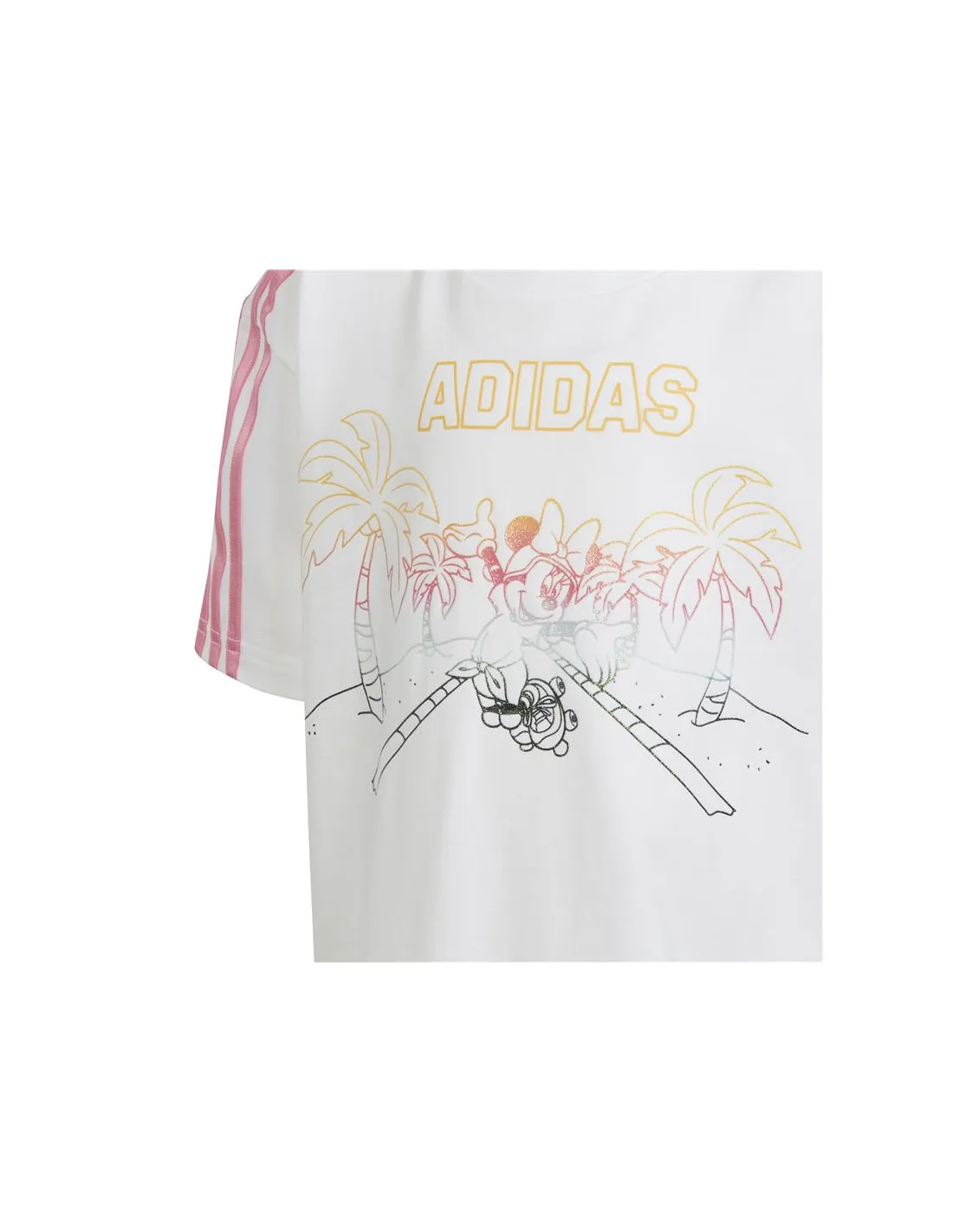 Camiseta adidas X Disney Minnie Mouse Infantil Blanco