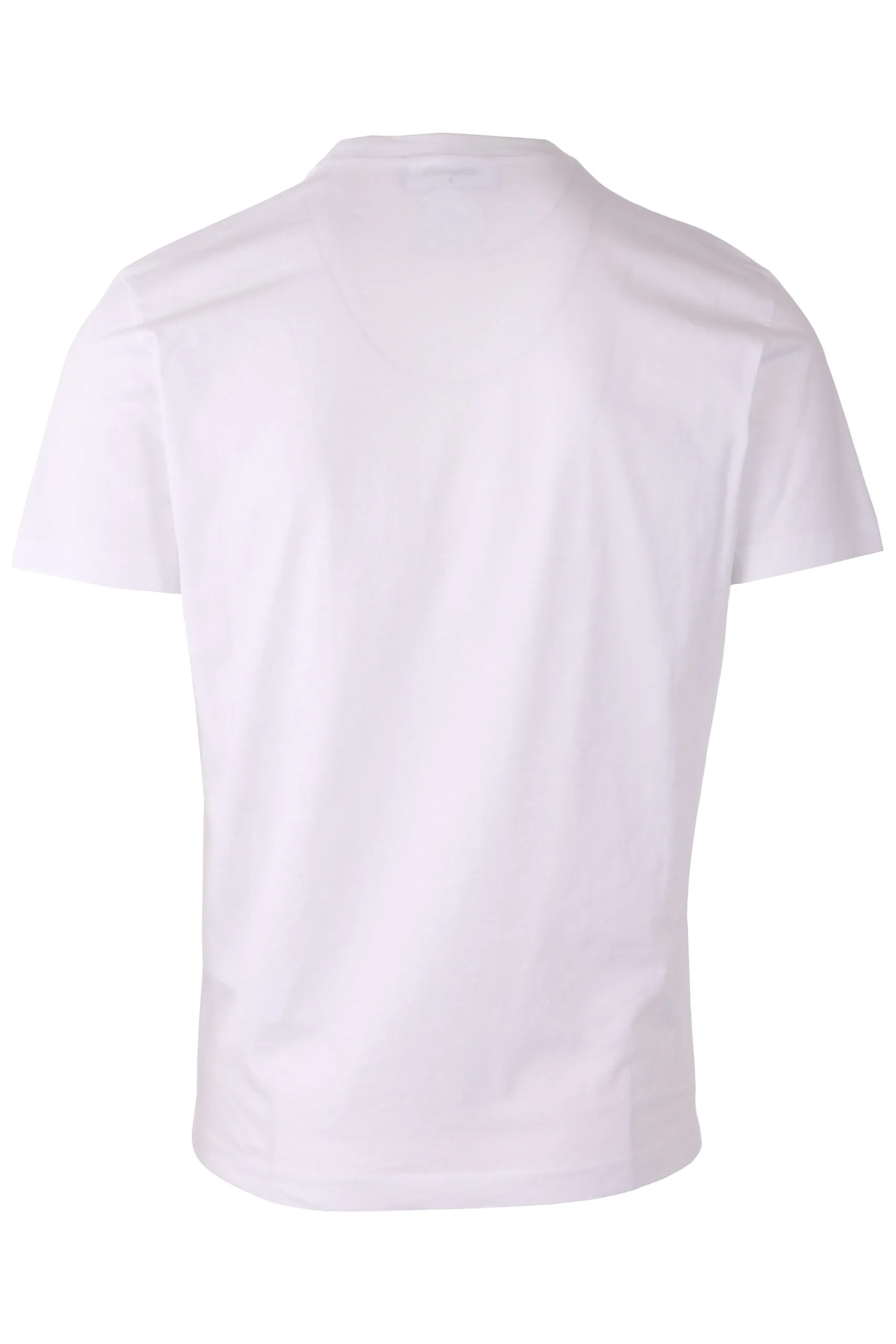 Camiseta blanca con logotipo 