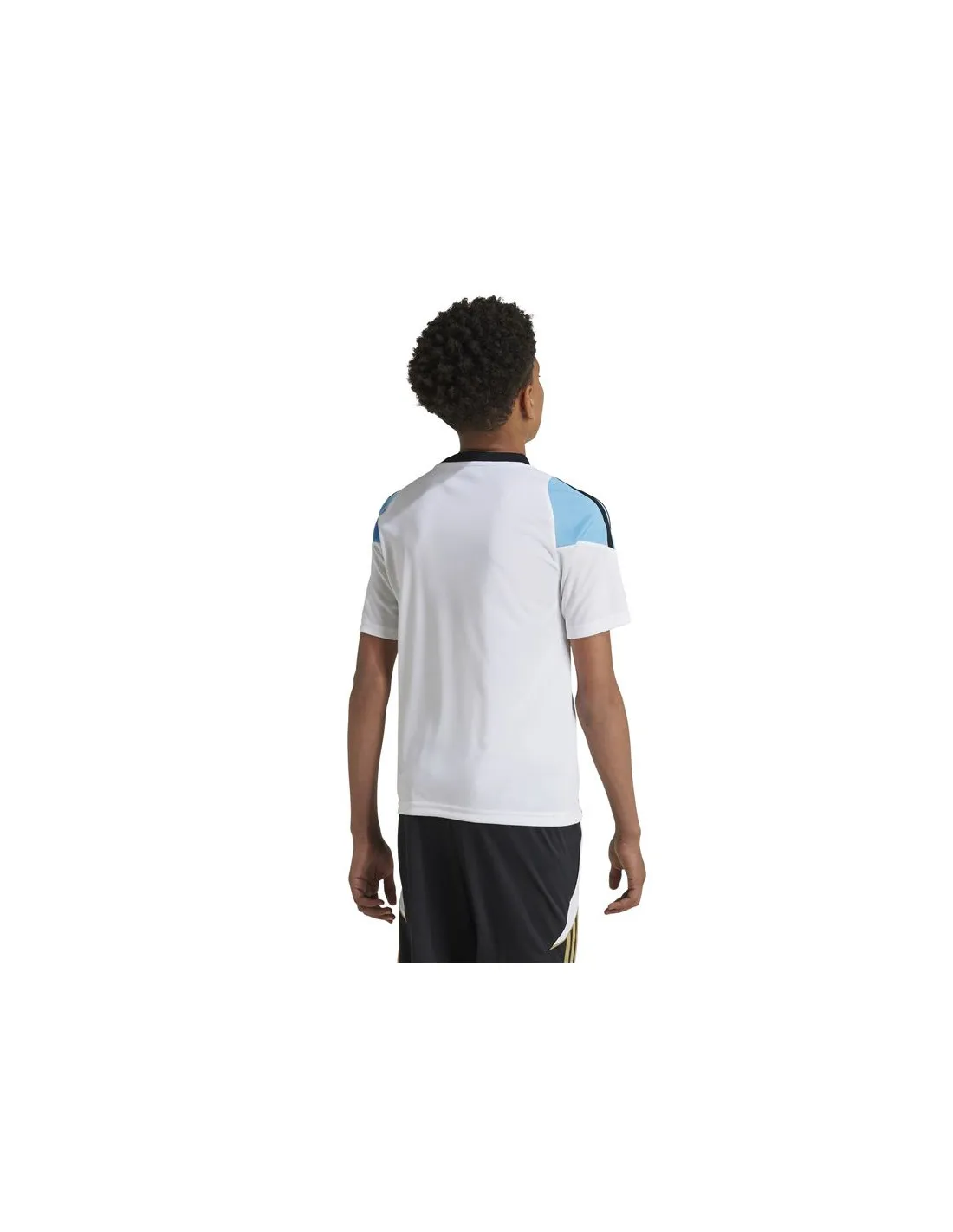 Camiseta de Fútbol adidas Messi Training Infantil Blanco