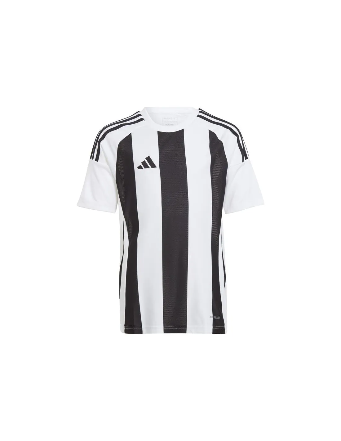 Camiseta de Fútbol adidas Striped 24 Infantil Blanco