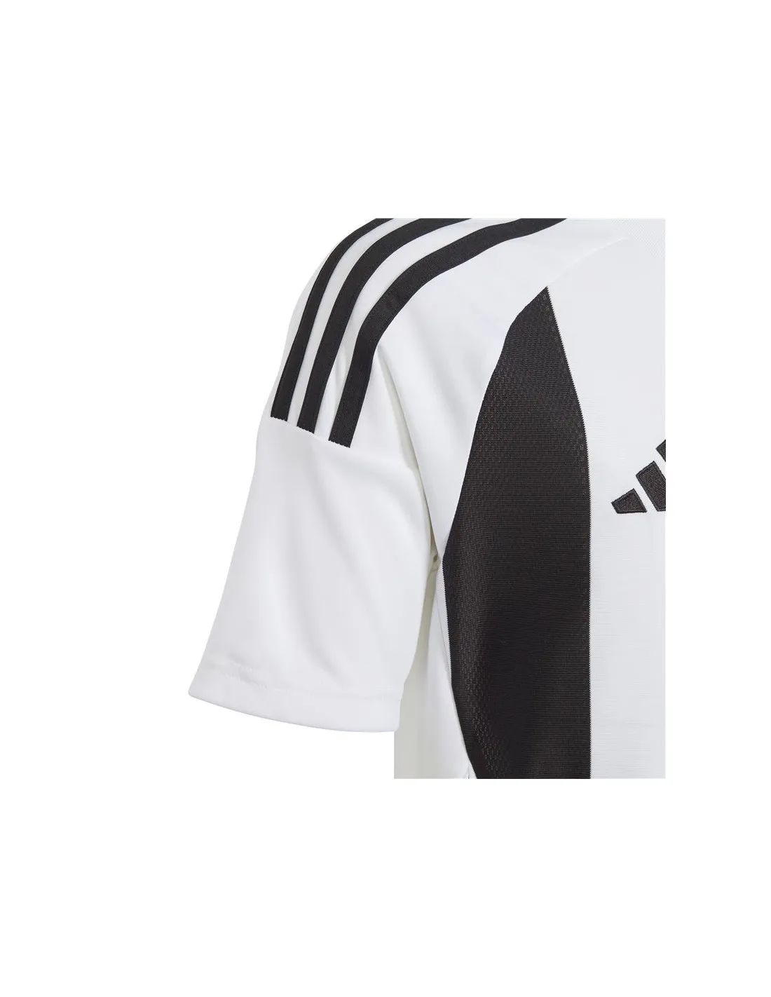 Camiseta de Fútbol adidas Striped 24 Infantil Blanco