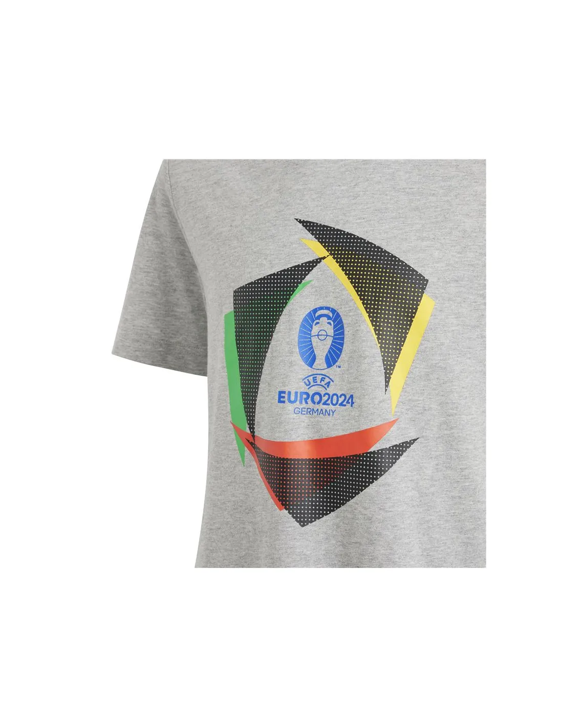 Camiseta de Fútbol adidas UEFA EURO24 Ball Infantil Gris