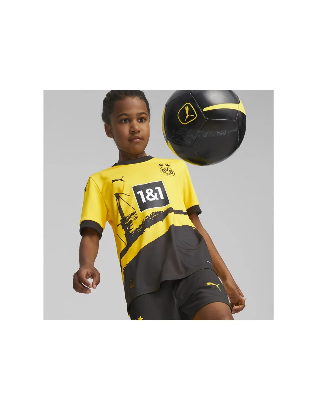 Camiseta de Fútbol Puma Borussia Dortmund Repl Infantil Amarillo