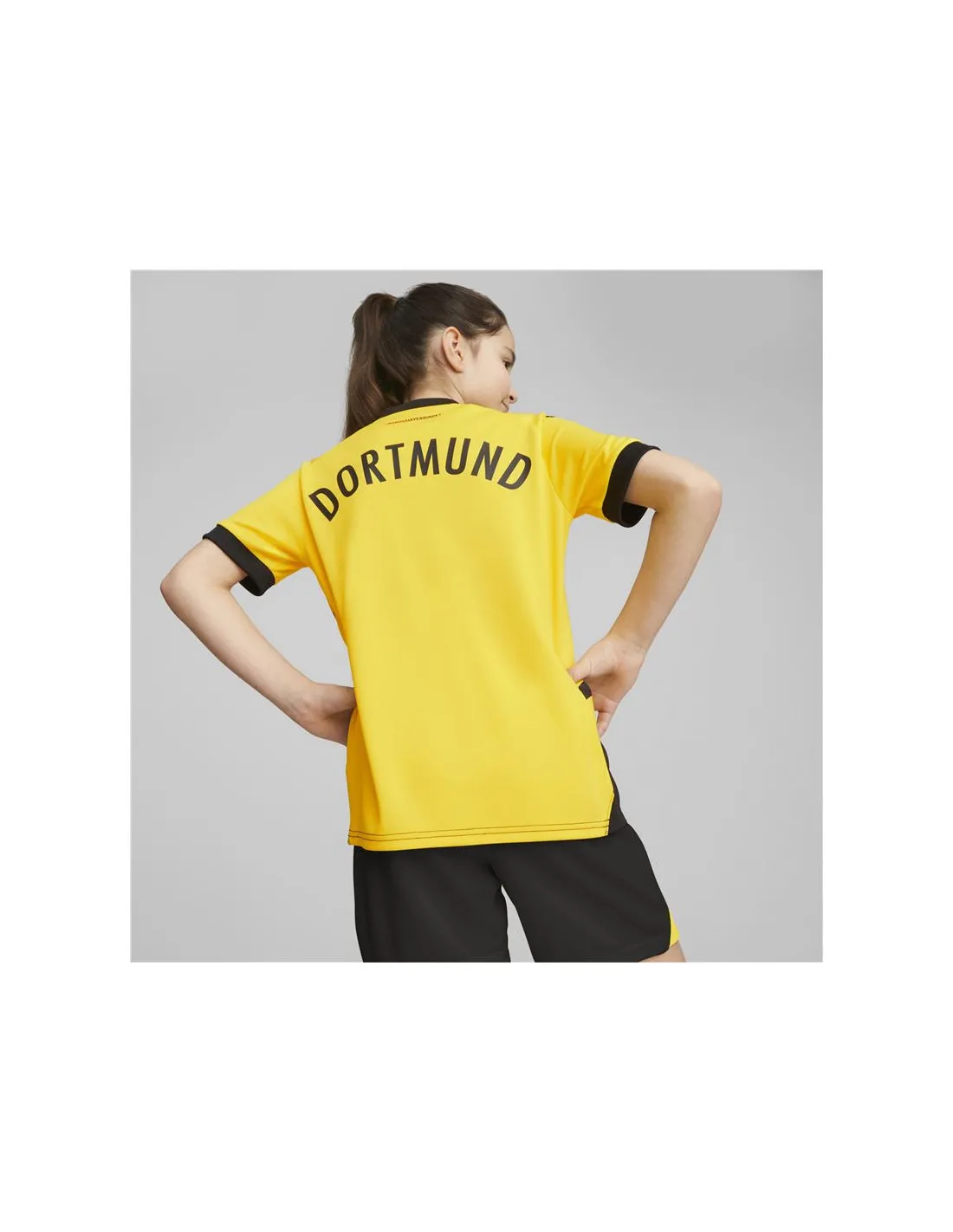 Camiseta de Fútbol Puma Borussia Dortmund Repl Infantil Amarillo