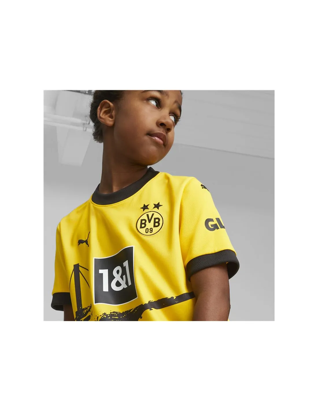 Camiseta de Fútbol Puma Borussia Dortmund Repl Infantil Amarillo