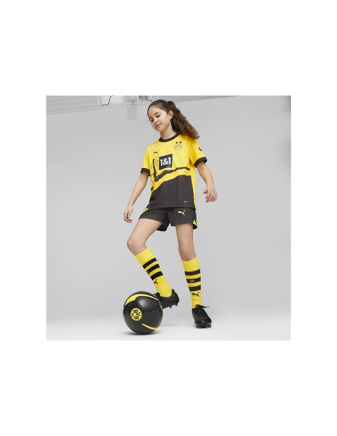 Camiseta de Fútbol Puma Borussia Dortmund Repl Infantil Amarillo