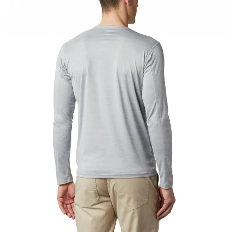 Camiseta de manga larga para hombre Columbia Zero Rules (Columbia gris brezo)