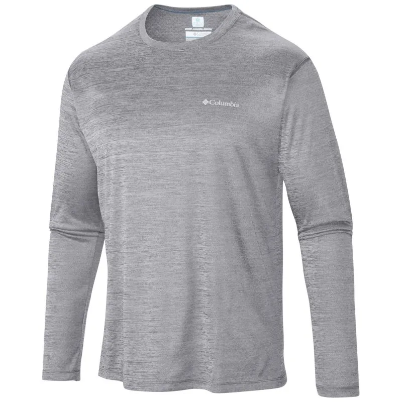 Camiseta de manga larga para hombre Columbia Zero Rules (Columbia gris brezo)