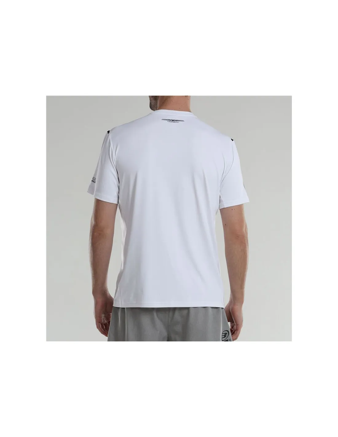 Camiseta de Pádel Bullpadel Logro Blanco Hombre