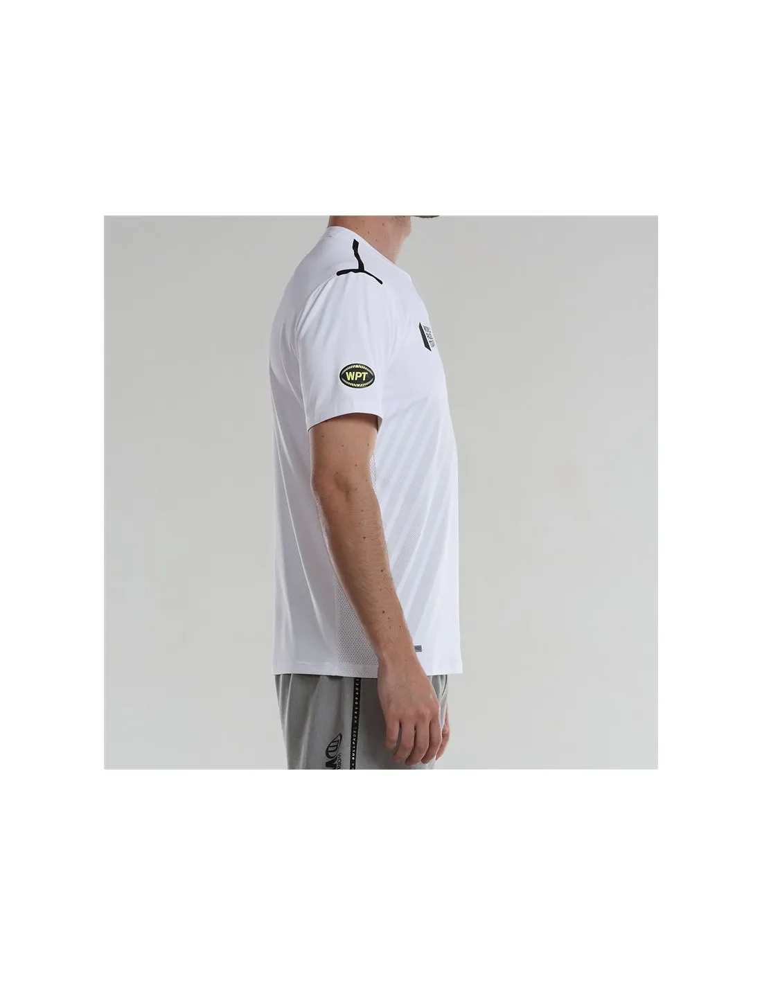 Camiseta de Pádel Bullpadel Logro Blanco Hombre