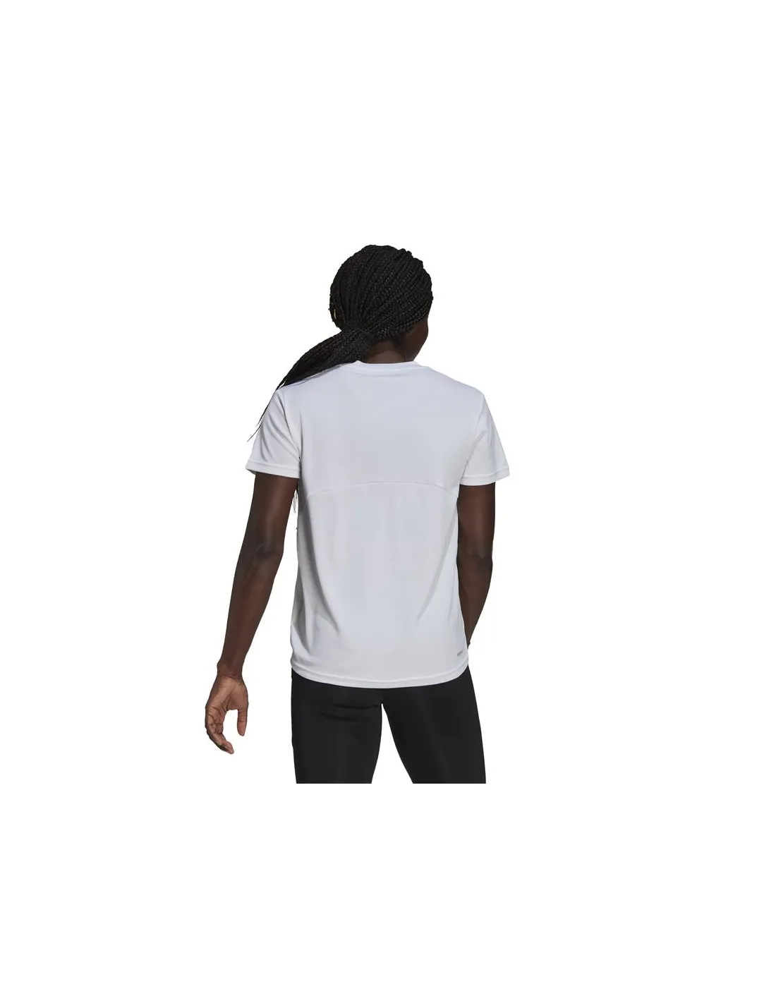 Camiseta de training adidas Aeroready D2M Sport W White/Black