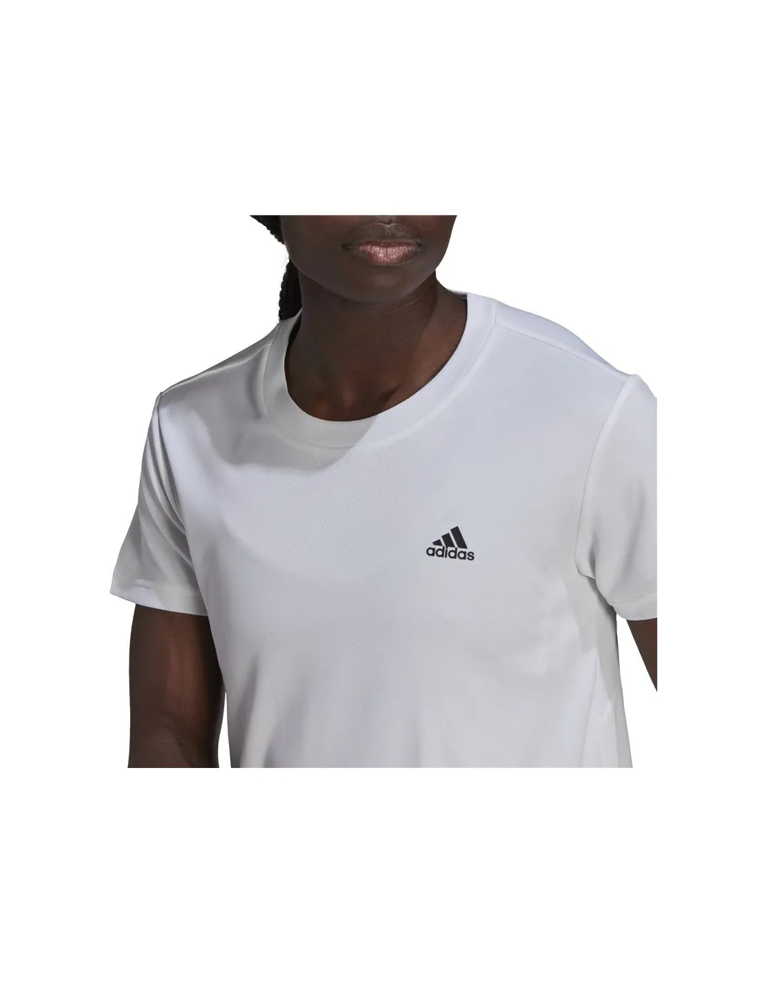 Camiseta de training adidas Aeroready D2M Sport W White/Black