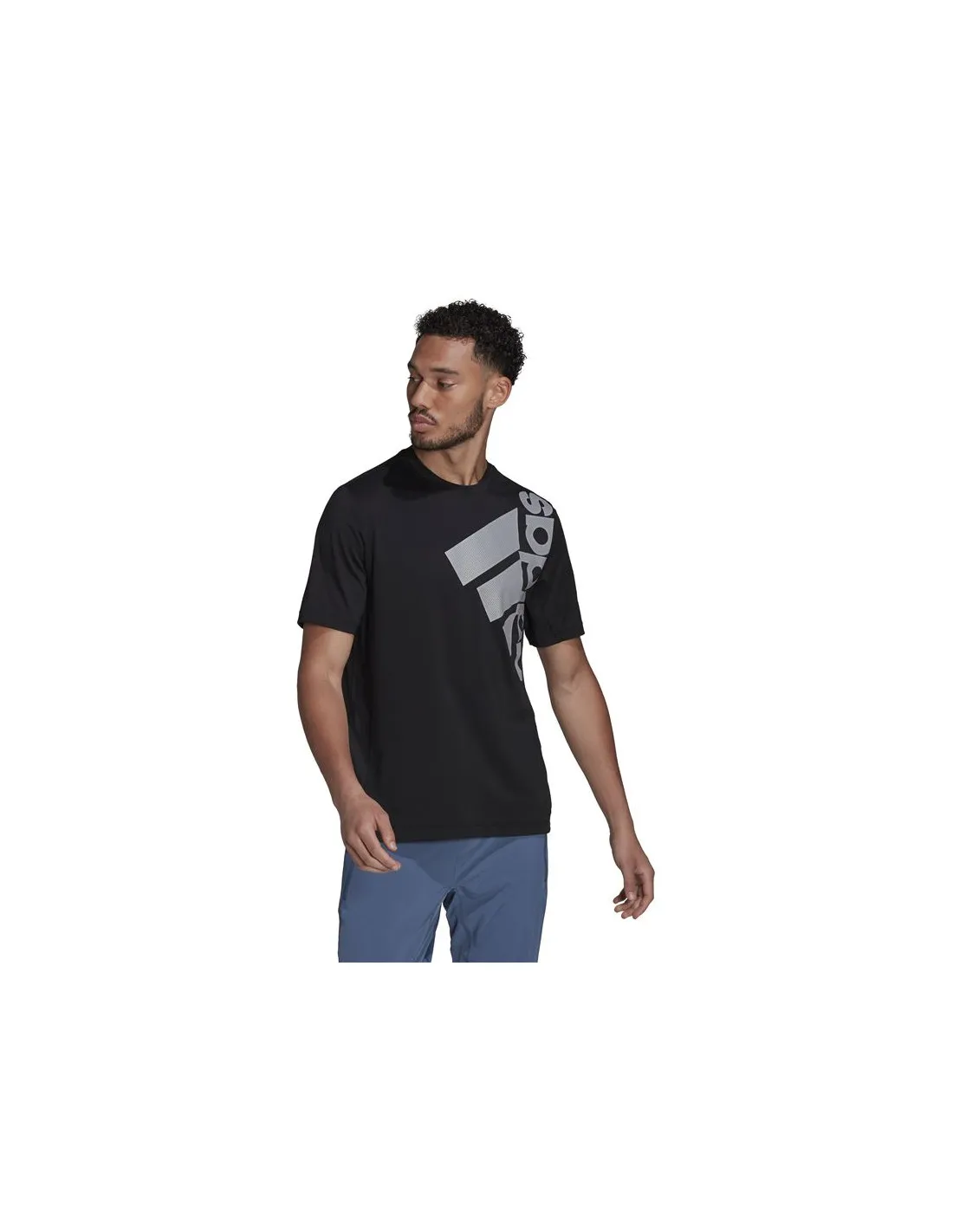 Camiseta de trainning adidas Big Badge Hombre BK