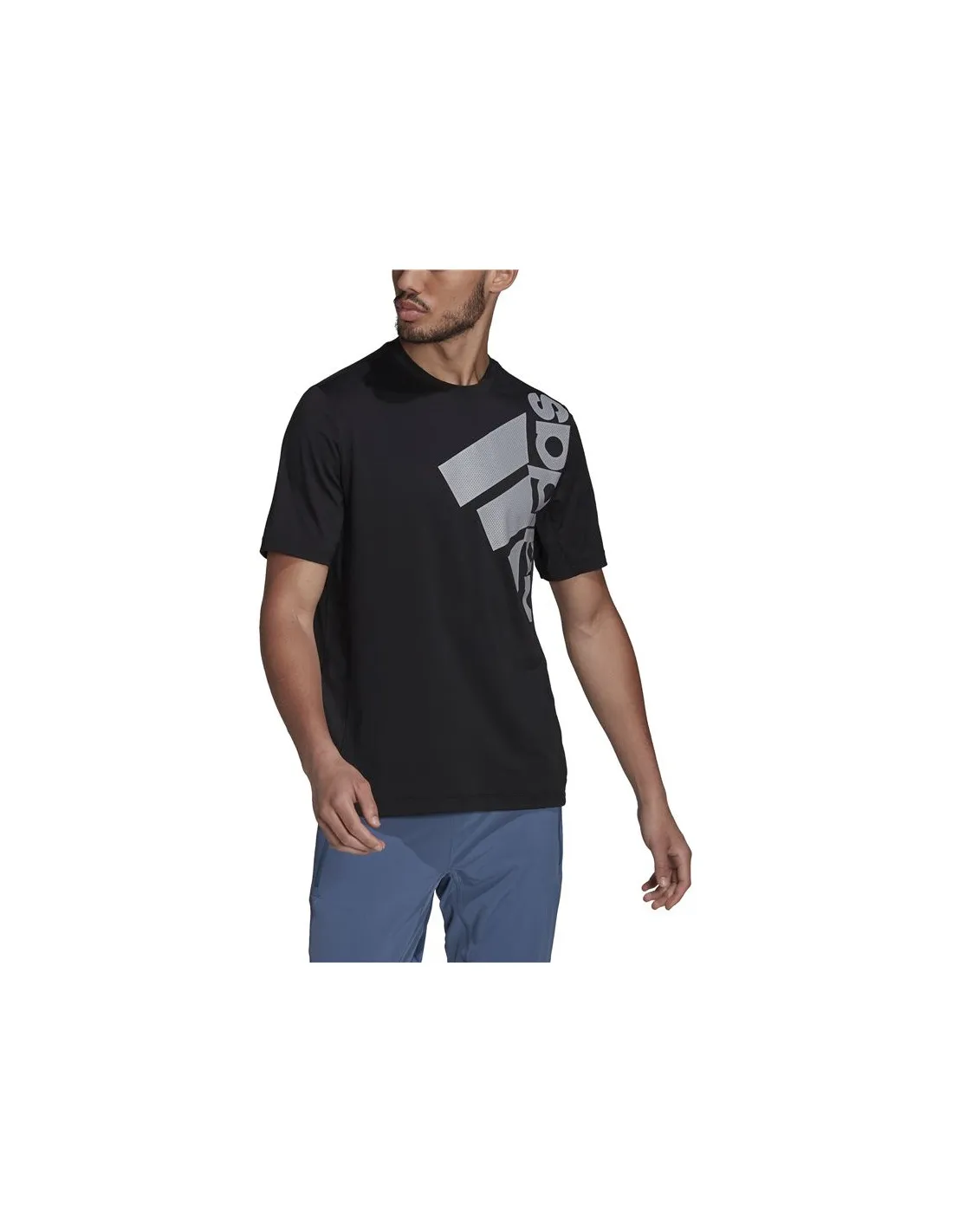 Camiseta de trainning adidas Big Badge Hombre BK