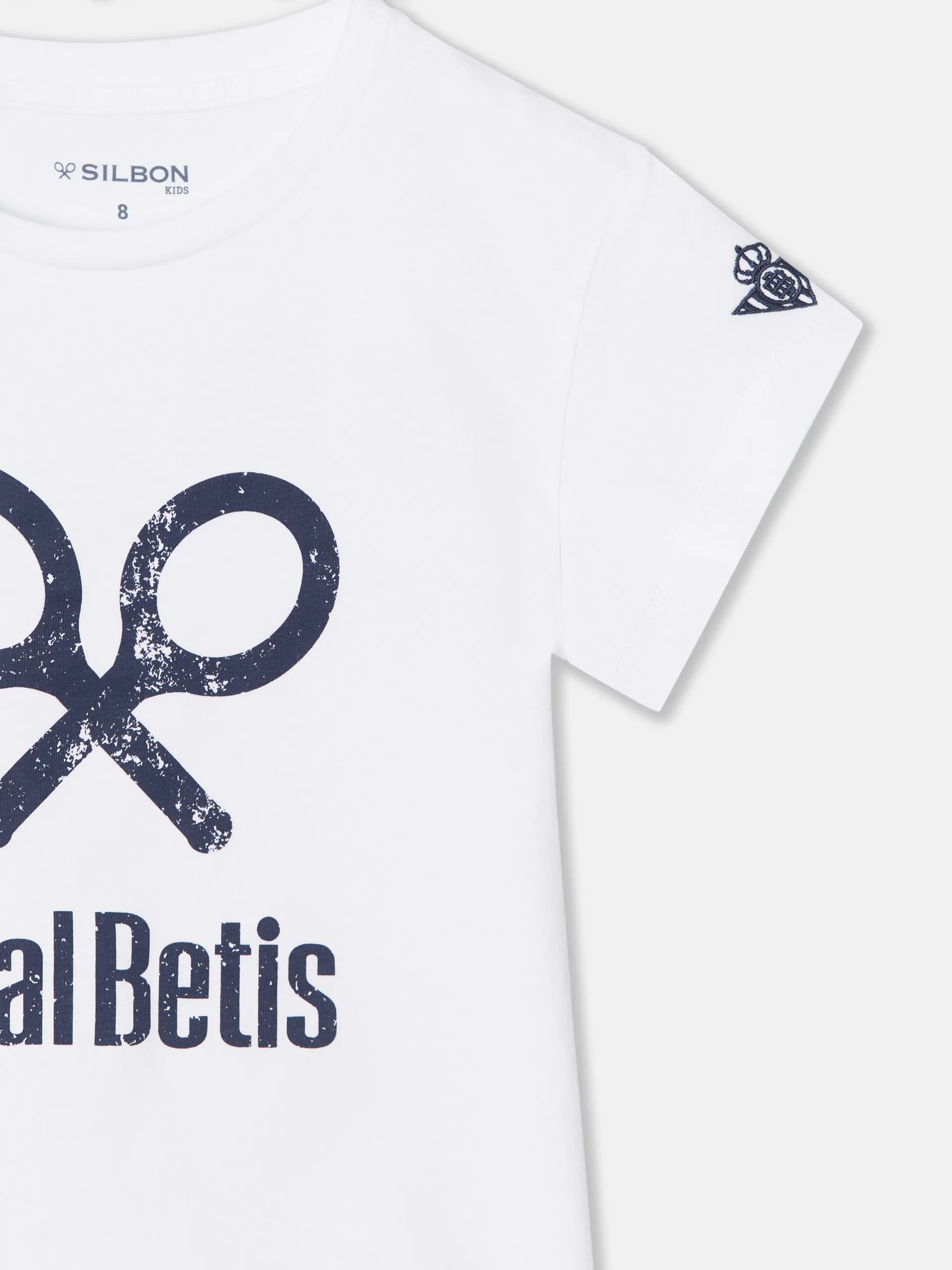 Camiseta girl raqueta real betis blanca