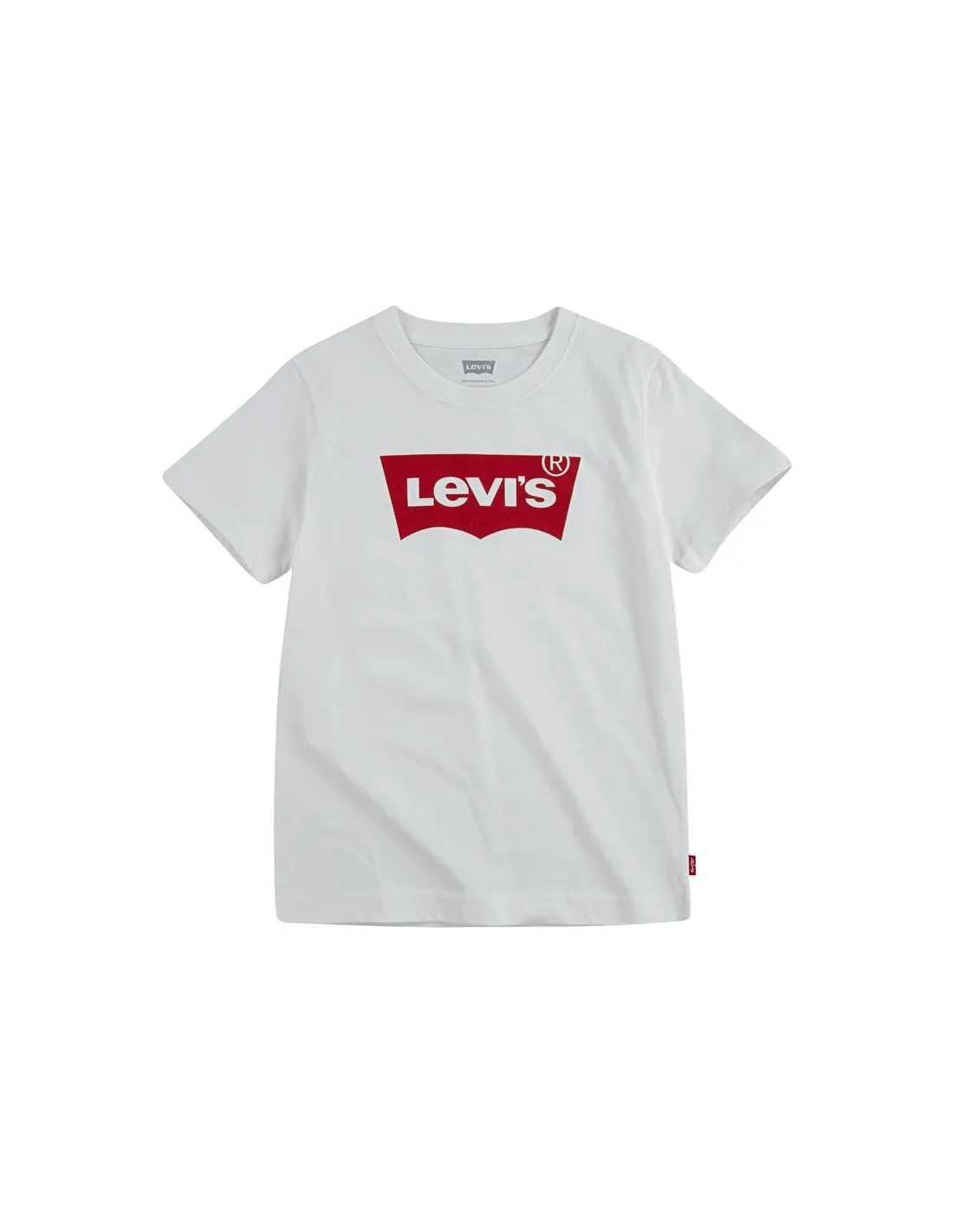 Camiseta Levi's Batwing Blanco/Rojo